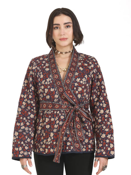 Almost Always Kimono Jacket in Blue