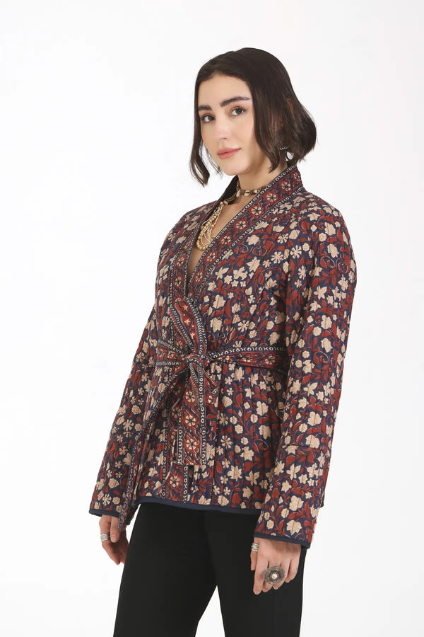 Almost Always Kimono Jacket in Blue