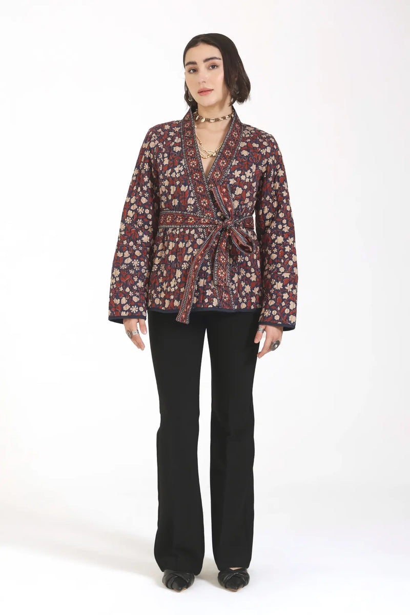 Almost Always Kimono Jacket in Blue