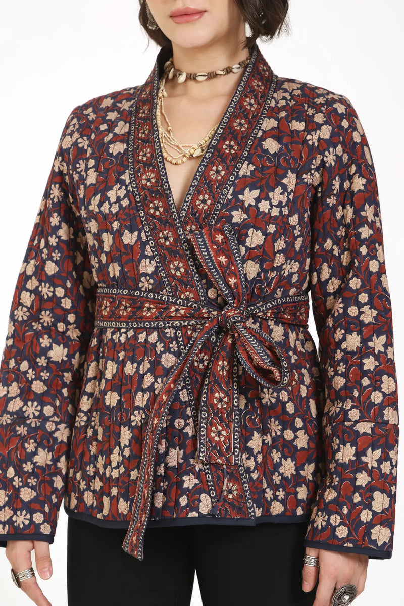 Almost Always Kimono Jacket in Blue