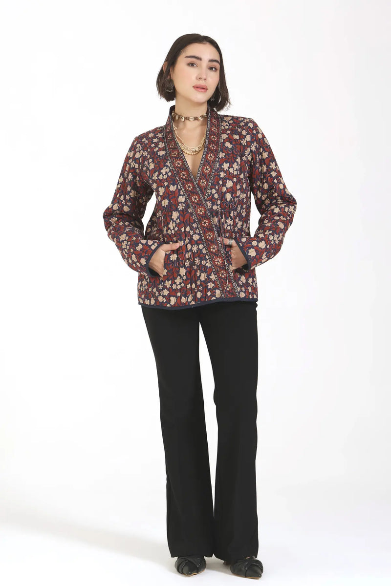 Almost Always Kimono Jacket in Blue