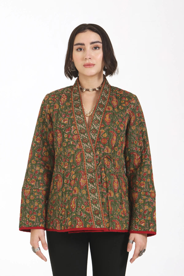 Almost Always Kimono Jacket in Olive