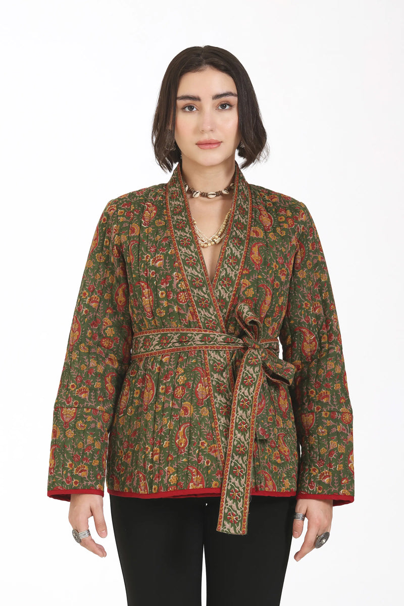 Almost Always Kimono Jacket in Olive