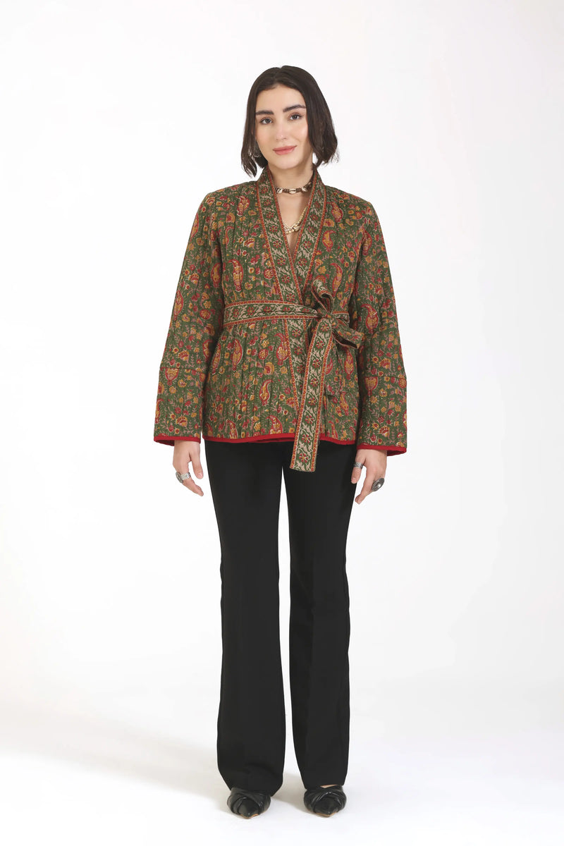 Almost Always Kimono Jacket in Olive