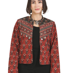 Somewhere In Between Jacket in Red