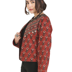 Somewhere In Between Jacket in Red