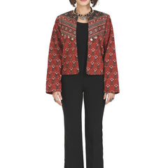 Somewhere In Between Jacket in Red