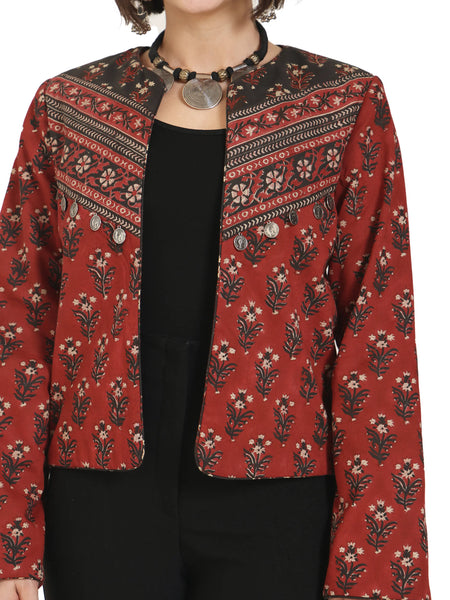 Somewhere In Between Jacket in Red