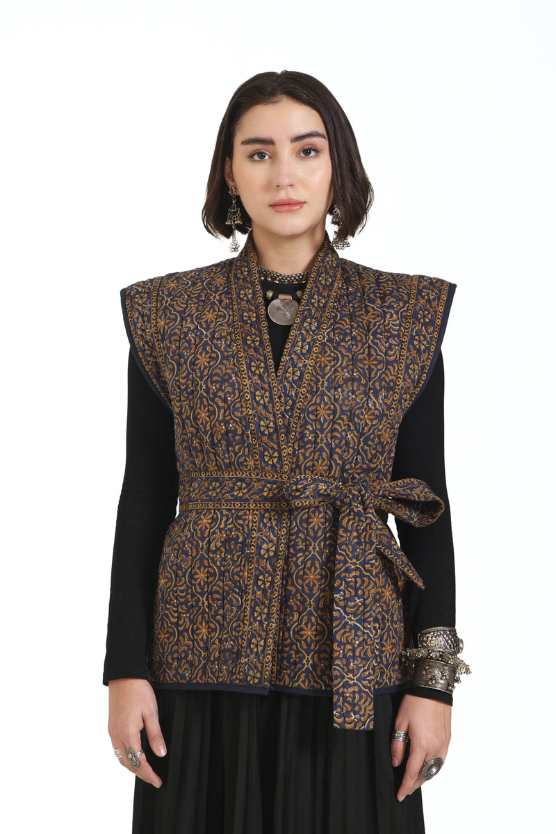 What Remains Kimono Jacket in Navy