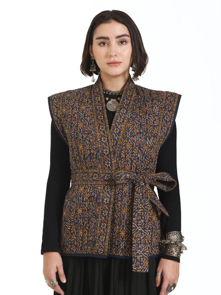 What Remains Kimono Jacket in Navy
