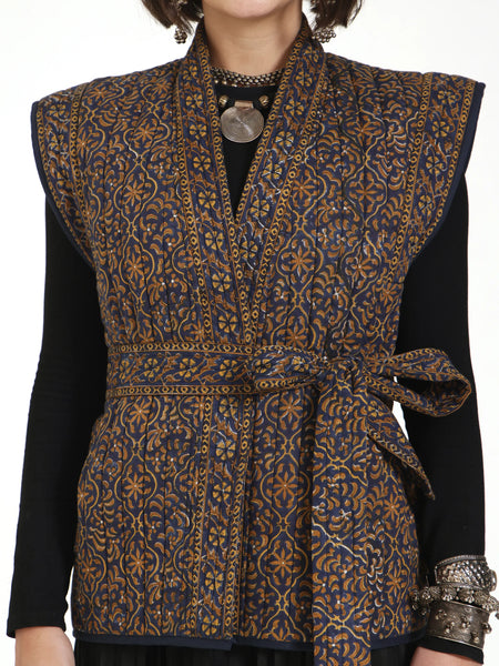 What Remains Kimono Jacket in Navy