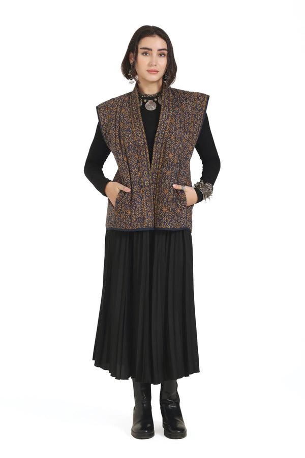 What Remains Kimono Jacket in Navy