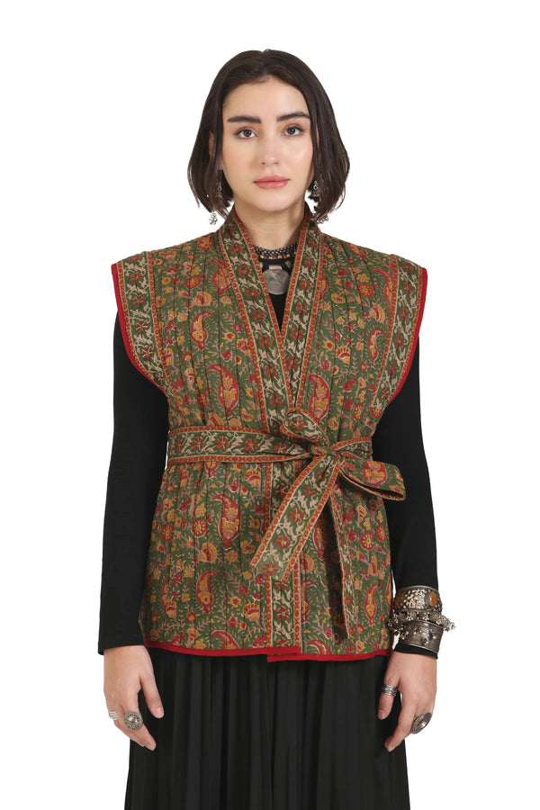 What Remains Kimono Jacket in Olive