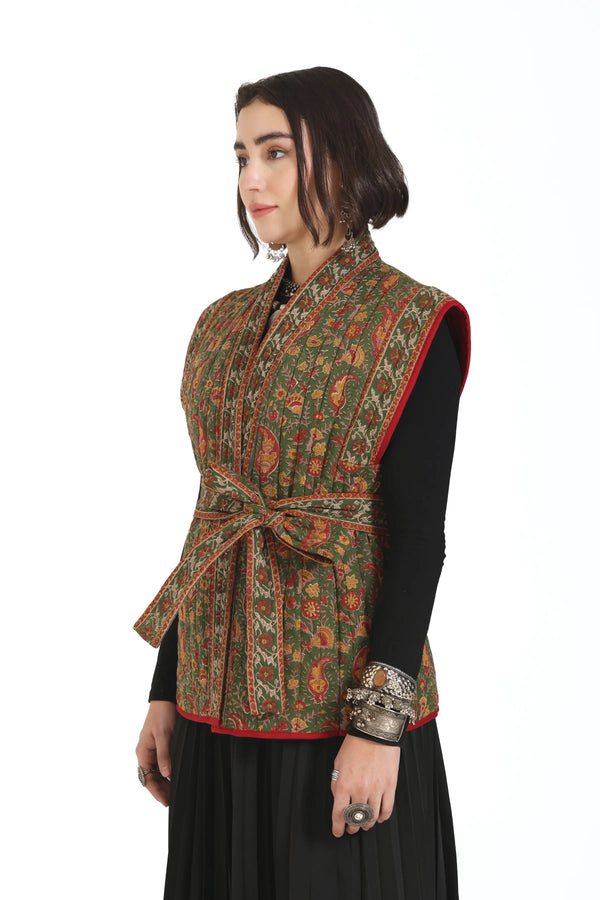 What Remains Kimono Jacket in Olive