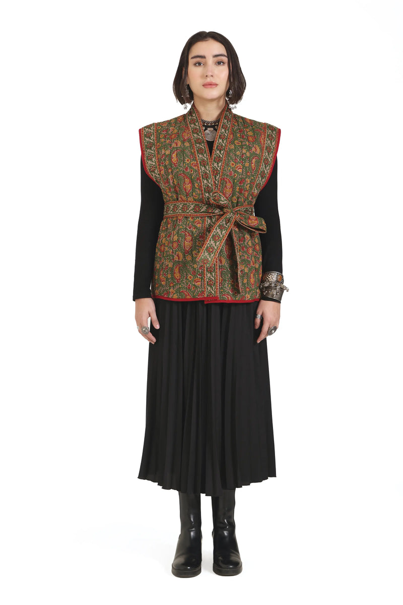 What Remains Kimono Jacket in Olive