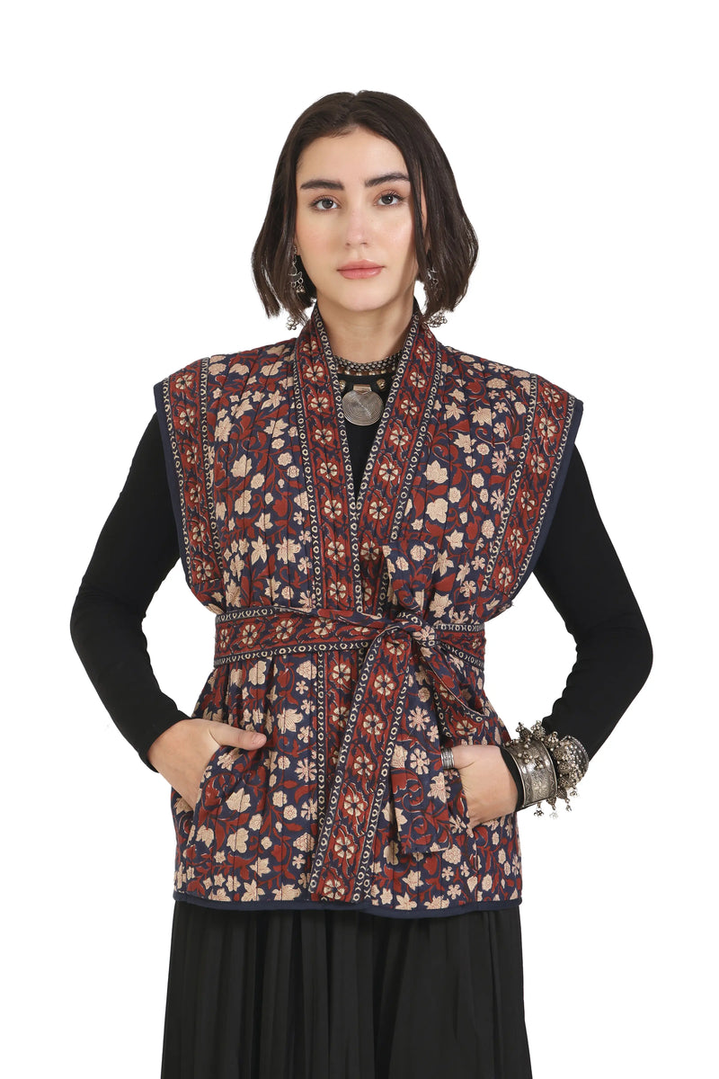 What Remains Kimono Jacket in Blue