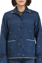 Kala Cotton Kantha Embroidered Jacket