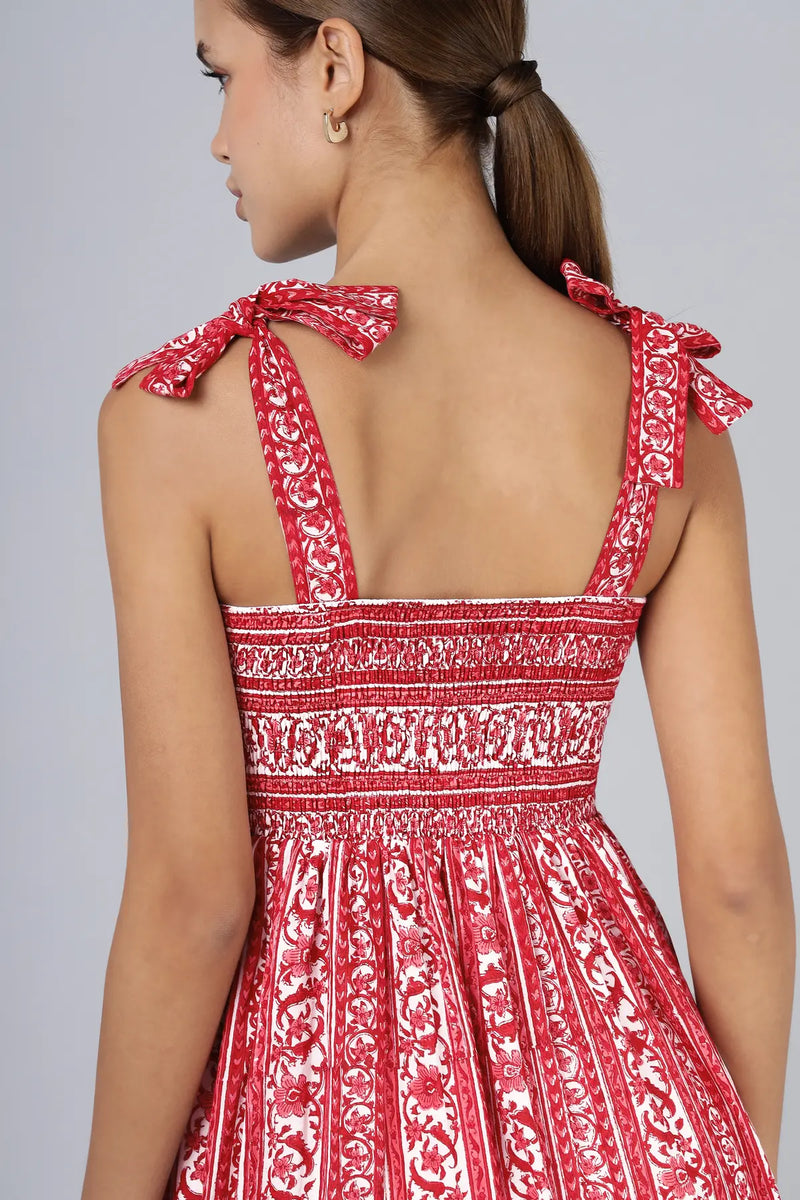 Kaushal Dress- Red