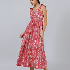 Kaushal Dress- Red