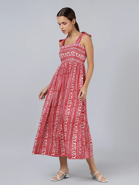 Kaushal Dress- Red