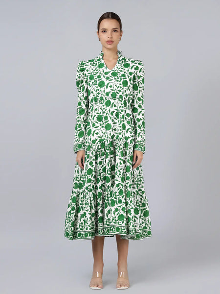 Mehro Dress- Green