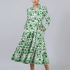 Mehro Dress- Green