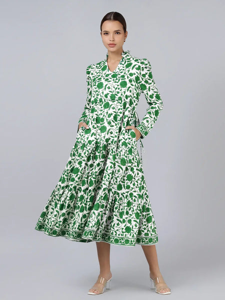 Mehro Dress- Green