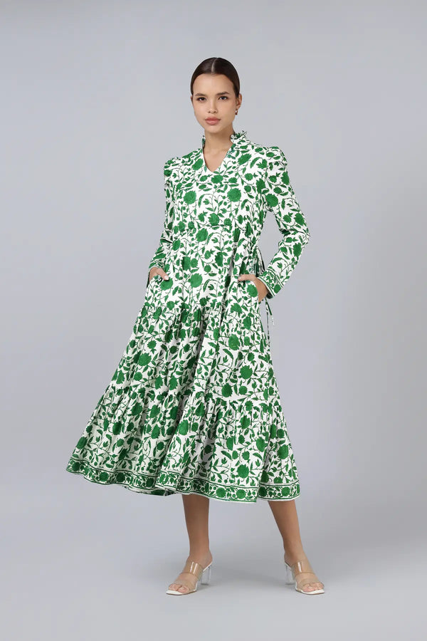 Mehro Dress- Green