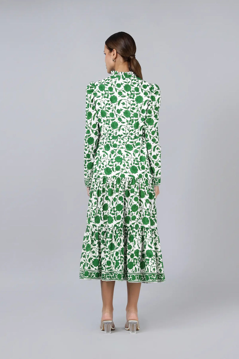 Mehro Dress- Green