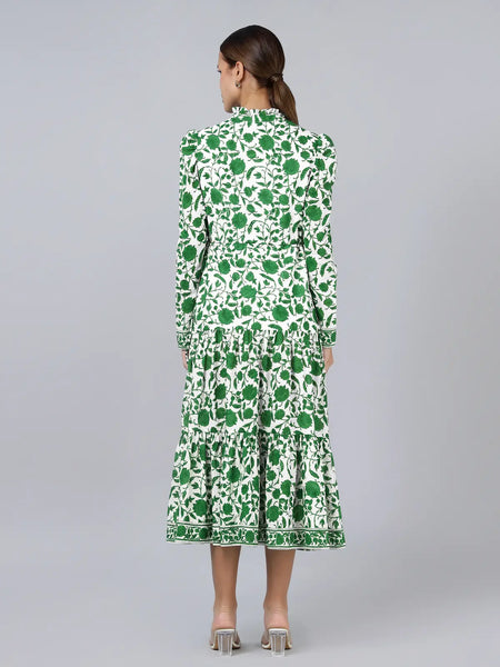 Mehro Dress- Green