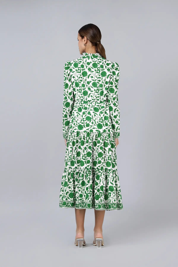 Mehro Dress- Green