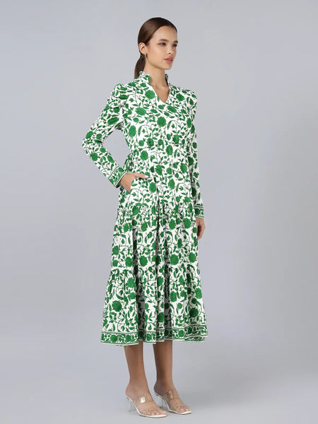 Mehro Dress- Green