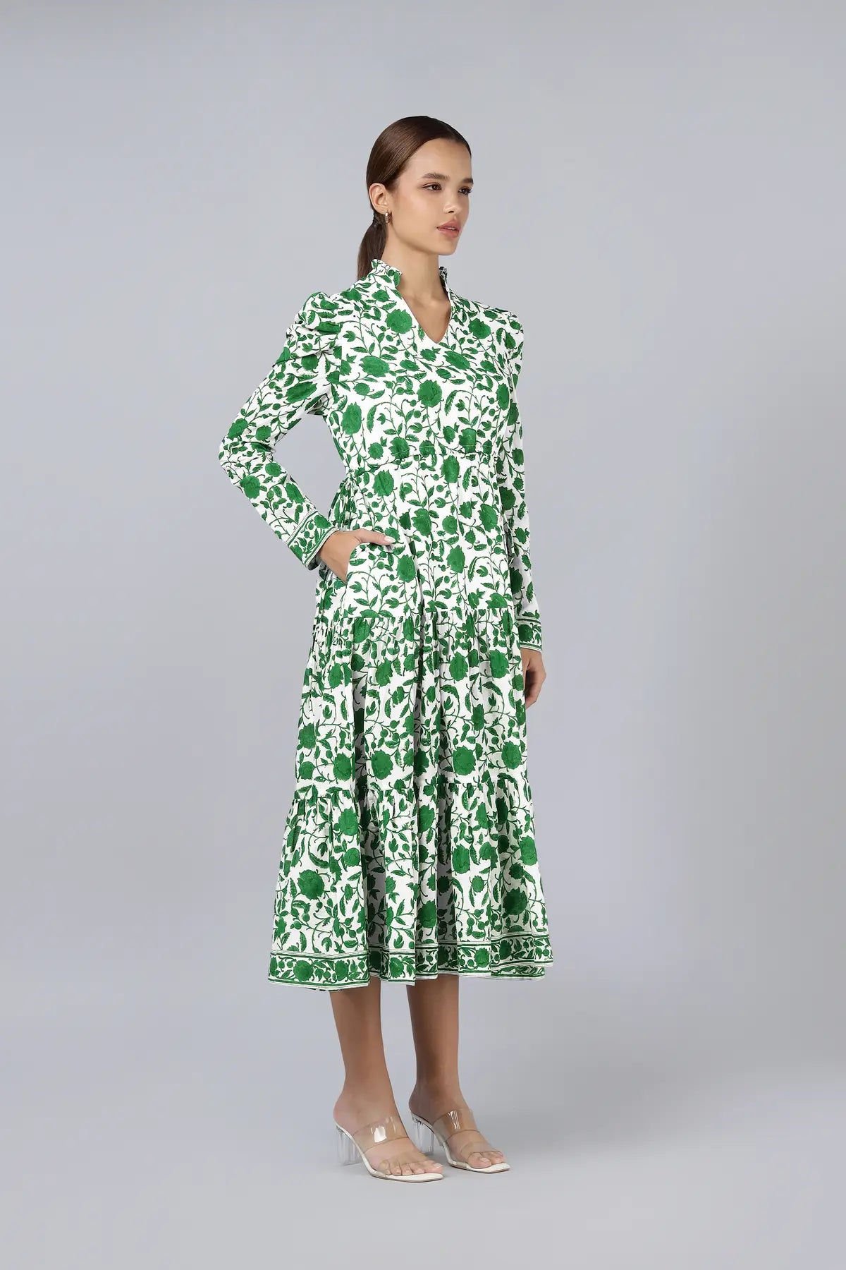 Mehro Dress- Green