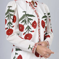 Rukmini Shirt - Maroon