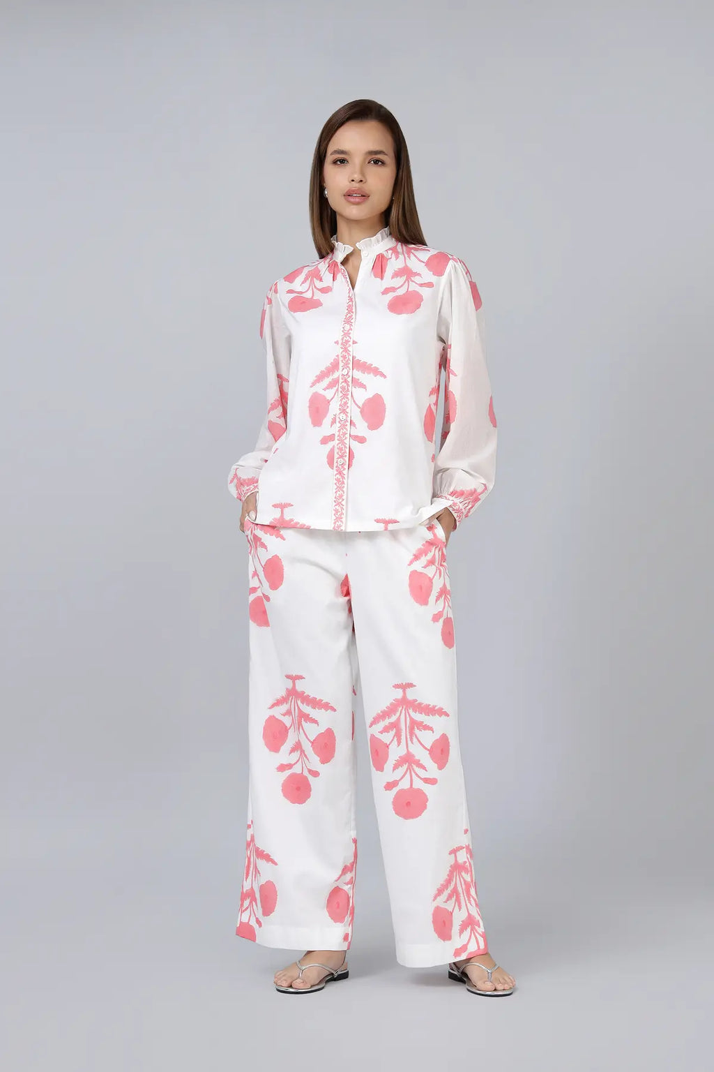 Geeta Shirt- Blush Pink