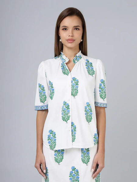 Lajjo Shirt-Blue