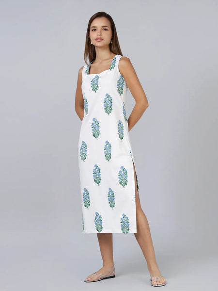 Indri Dress- Blue