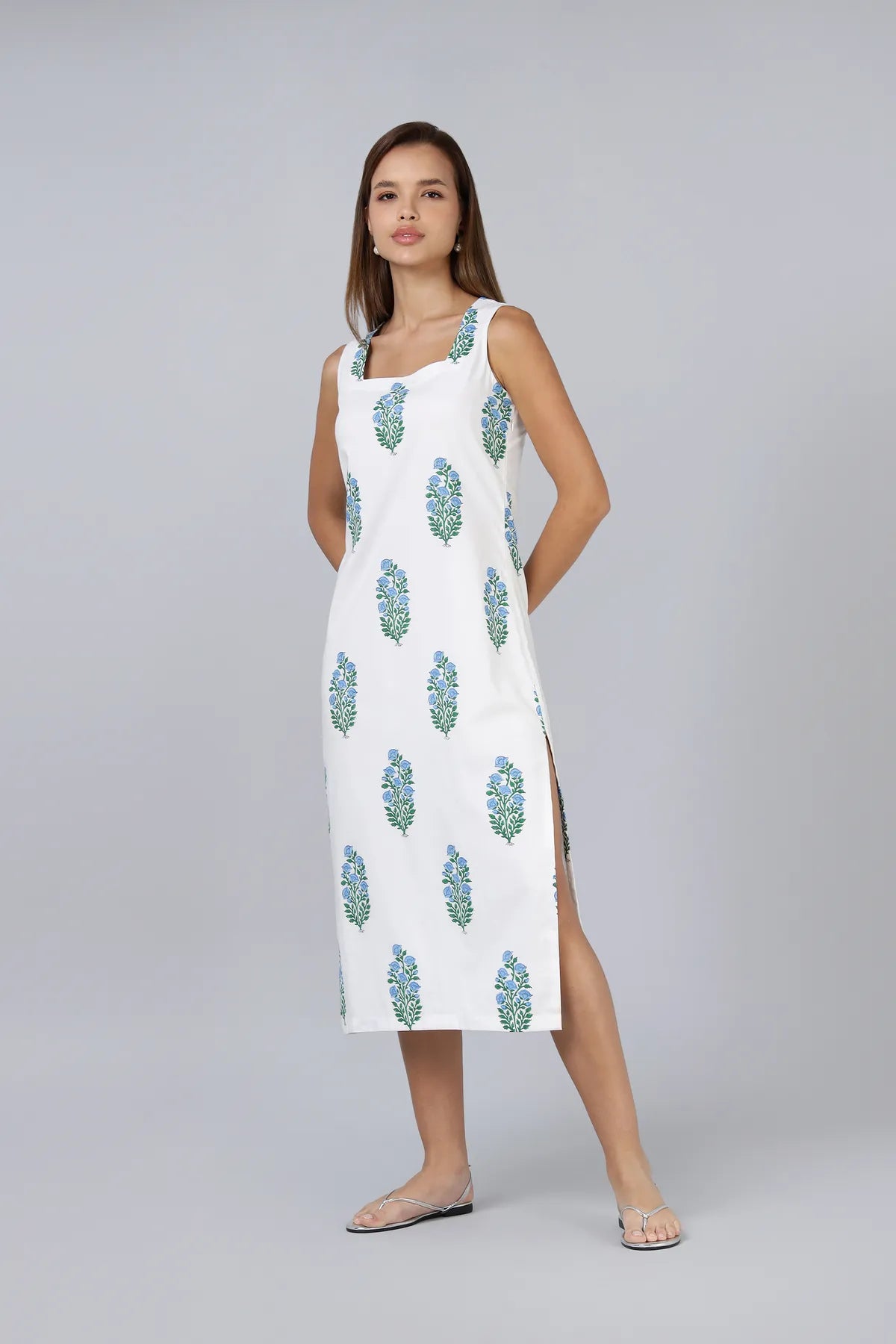 Indri Dress- Blue