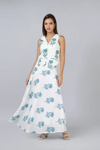 Tilo Waistcoat- Teal Blue
