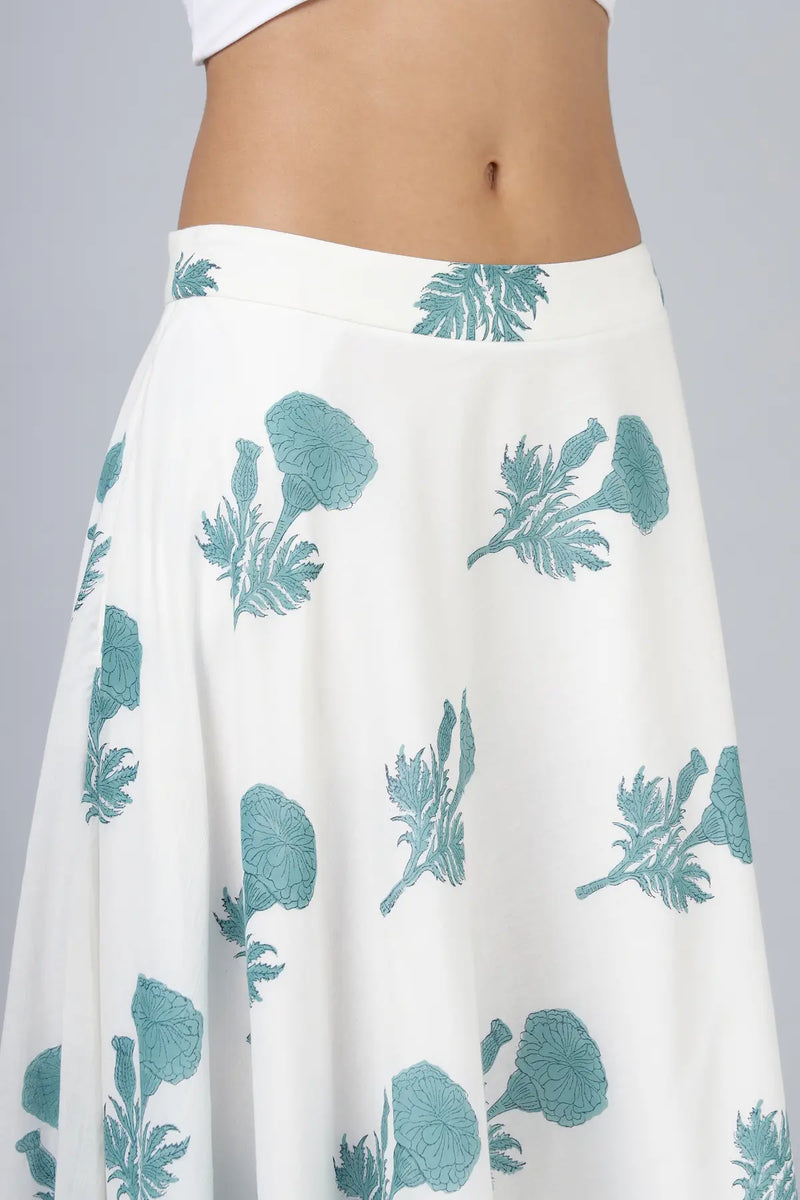 Jamuna Skirt- Teal