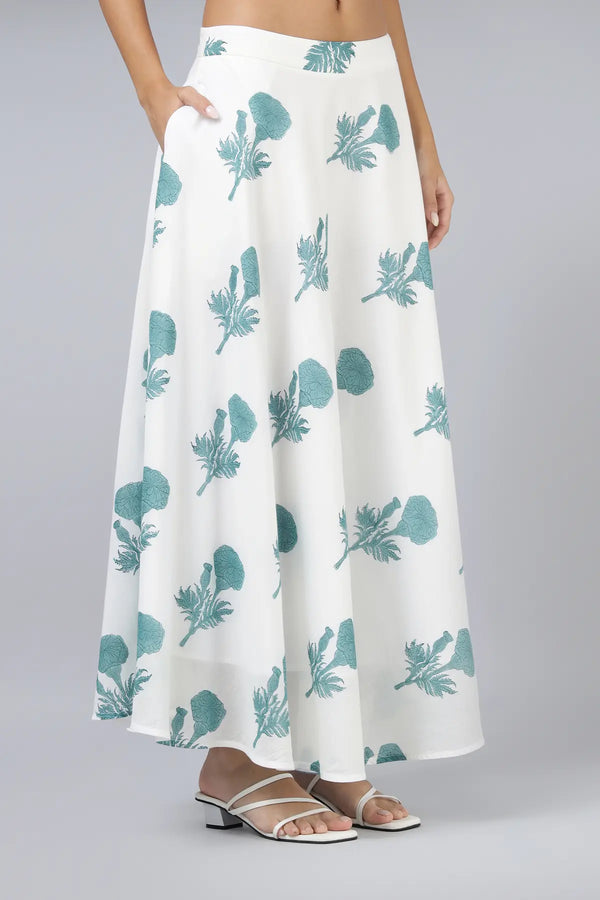 Jamuna Skirt- Teal