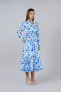 Mehro Dress- Blue