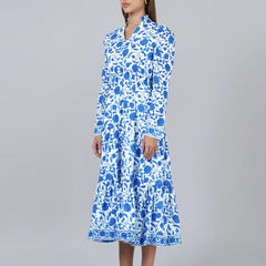 Mehro Dress- Blue