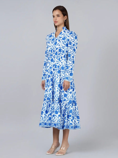 Mehro Dress- Blue