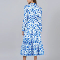 Mehro Dress- Blue