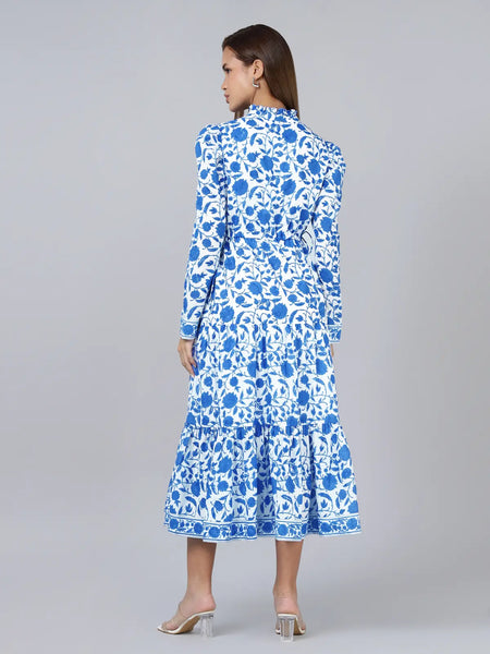 Mehro Dress- Blue