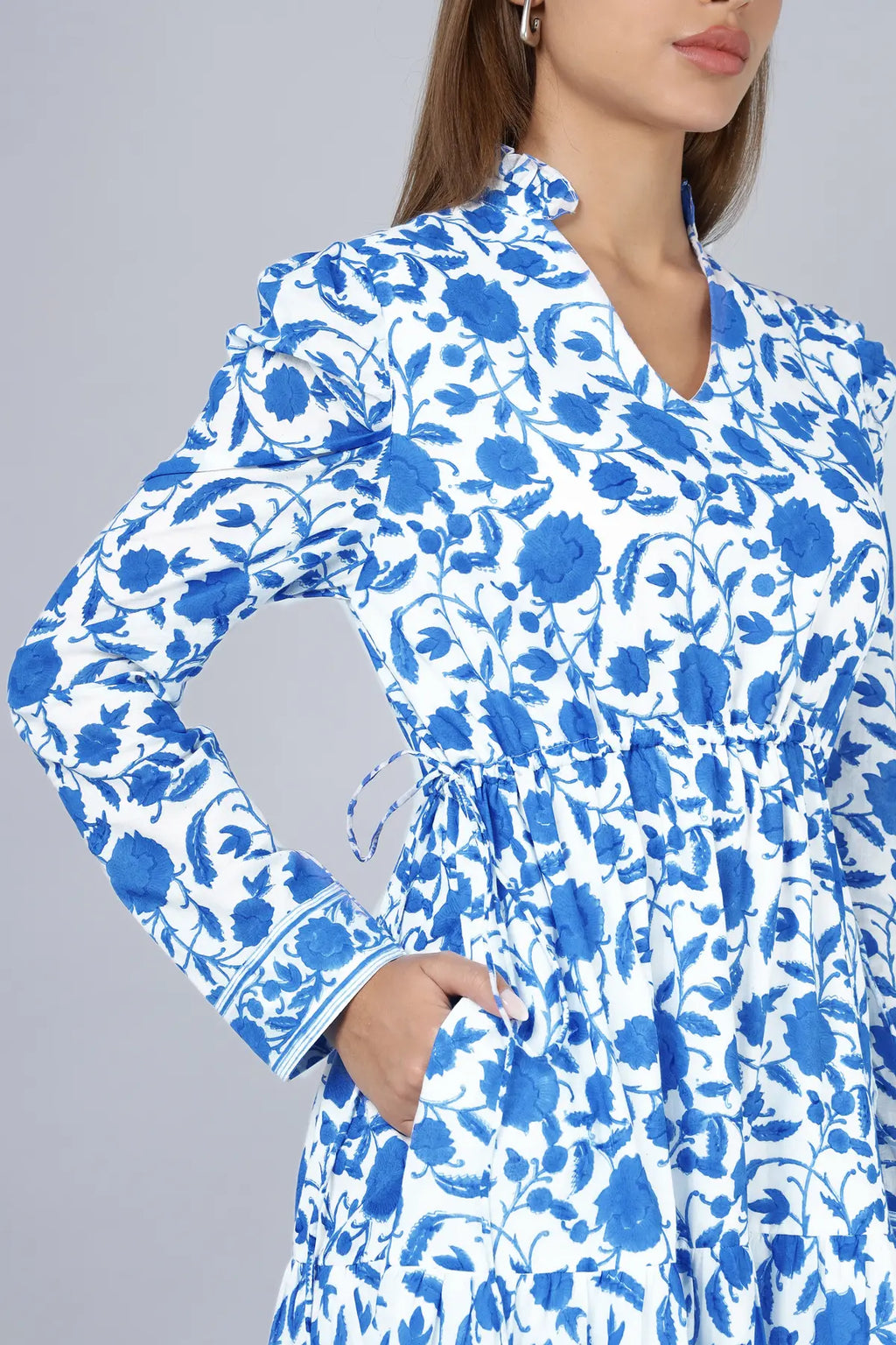 Mehro Dress- Blue