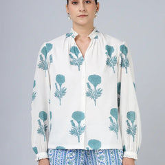 Geeta Shirt- Teal