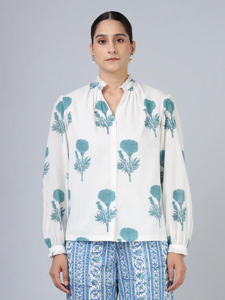 Geeta Shirt- Teal