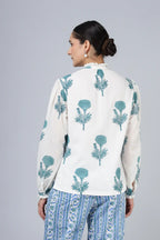 Geeta Shirt- Teal